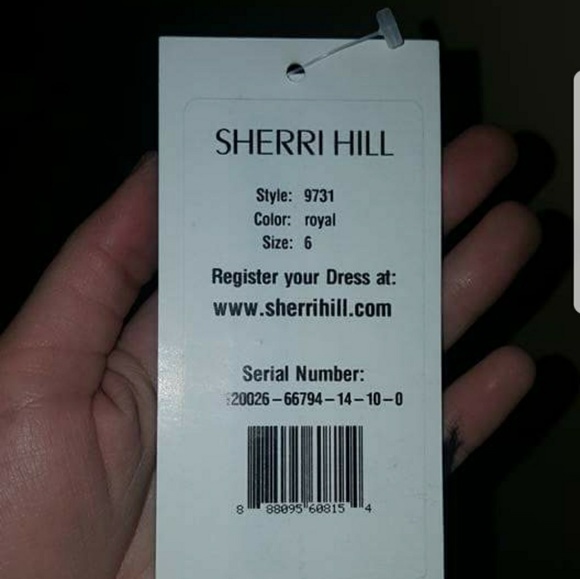 SHERRI HILL TWO PIECE PROM DRESS SIZE 6 - Picture 4 of 4